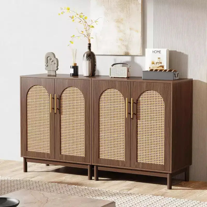 Tribesigns Buffet Bahut de 150 cm, Armoire de Rangement avec Portes pour Salle à Manger