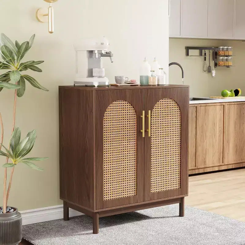 Tribesigns Buffet Bahut de 150 cm, Armoire de Rangement avec Portes pour Salle à Manger