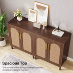 Tribesigns Buffet Bahut de 150 cm, Armoire de Rangement avec Portes pour Salle à Manger