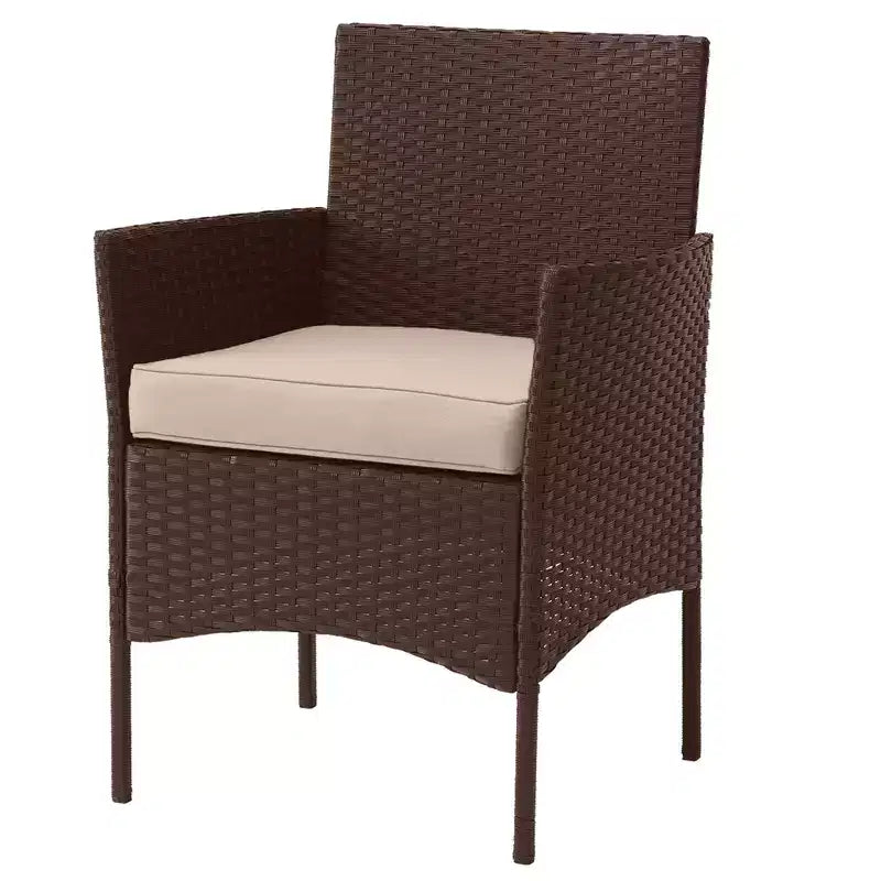 Set di mobili da giardino in rattan Pure Garden 4 pezzi
