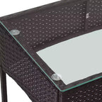 Set di mobili da giardino in rattan Pure Garden 4 pezzi