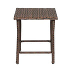 WestinTrends Set da 3 Pezzi in Rattan Wicker Moderno da Conversazione, Marrone/Beige