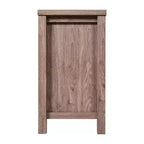 Emma and Oliver Madia/Credenza in Legno Ingegnerizzato per Cucina/Sala da Pranzo con Ripiano Aperto, 2 Cassetti e 2 Ante in Vetro Temperato