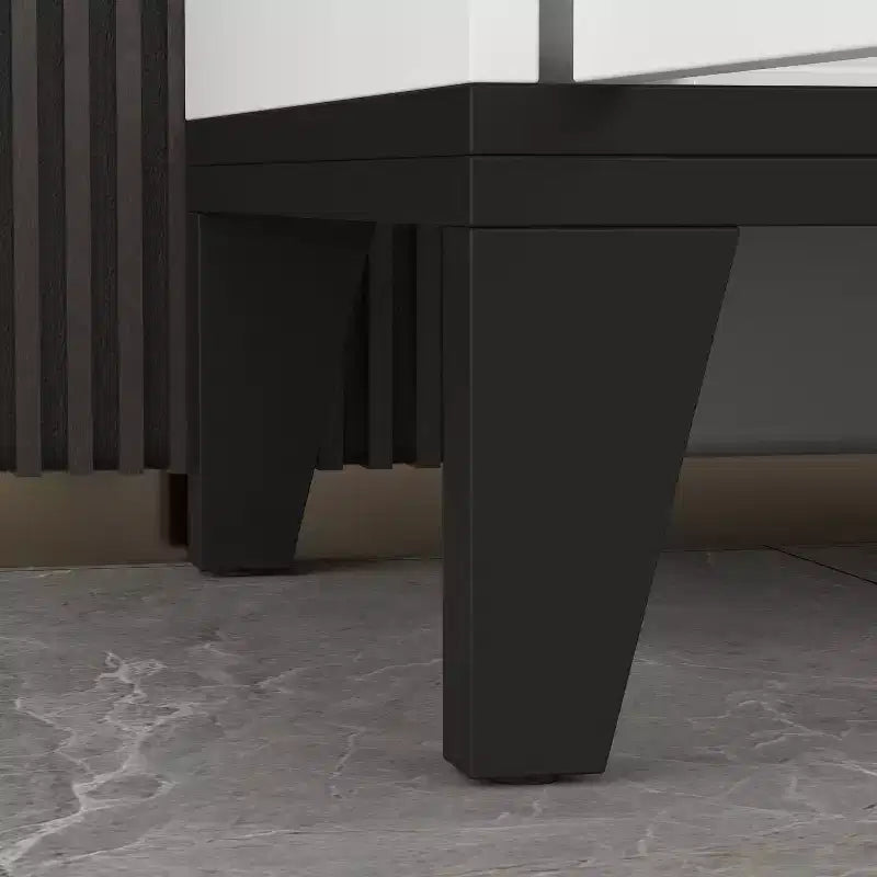 Credenza/Buffet Moderno Bianco a 4 Ante e 4 Cassetti Famapy