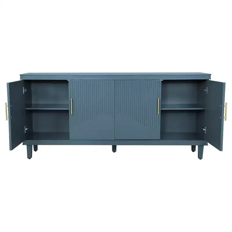 Mobiletto a 4 ante da 70.07'', Credenza da Buffet, Mobiletto Contenitore Moderno da Buffet, Mobiletto Contenitore con Capacità di Carico di 330 libbre per Soggiorno, Cucina, Camera da Letto, Corridoio