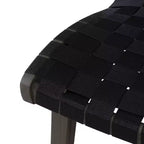 GDFStudio Ocilla Set Salotto da Esterno 3 Pezzi in Legno di Acacia e Intreccio di Corda, Nero/Grigio