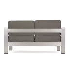 Set di 5 mobili da esterno in alluminio e MGO Cape Coral con tavolo a fuoco - Christopher Knight Home
