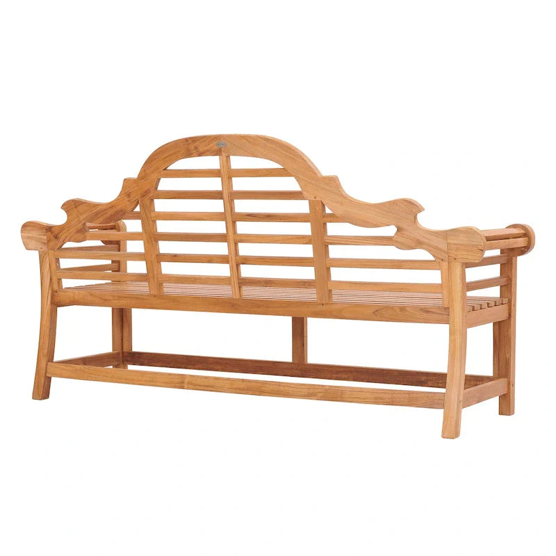 Panca tripla da esterno e giardino in legno di teak Chic Teak Lutyens