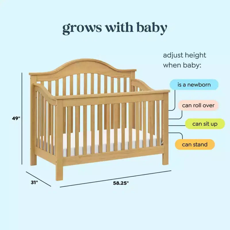 Culla convertibile 4-in-1 daVinci Jayden