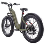 GOTRAX Bici Ibrida Elettrica 26" con Pneumatici Fat, Telaio a Scavalco, per Adulti - Verde