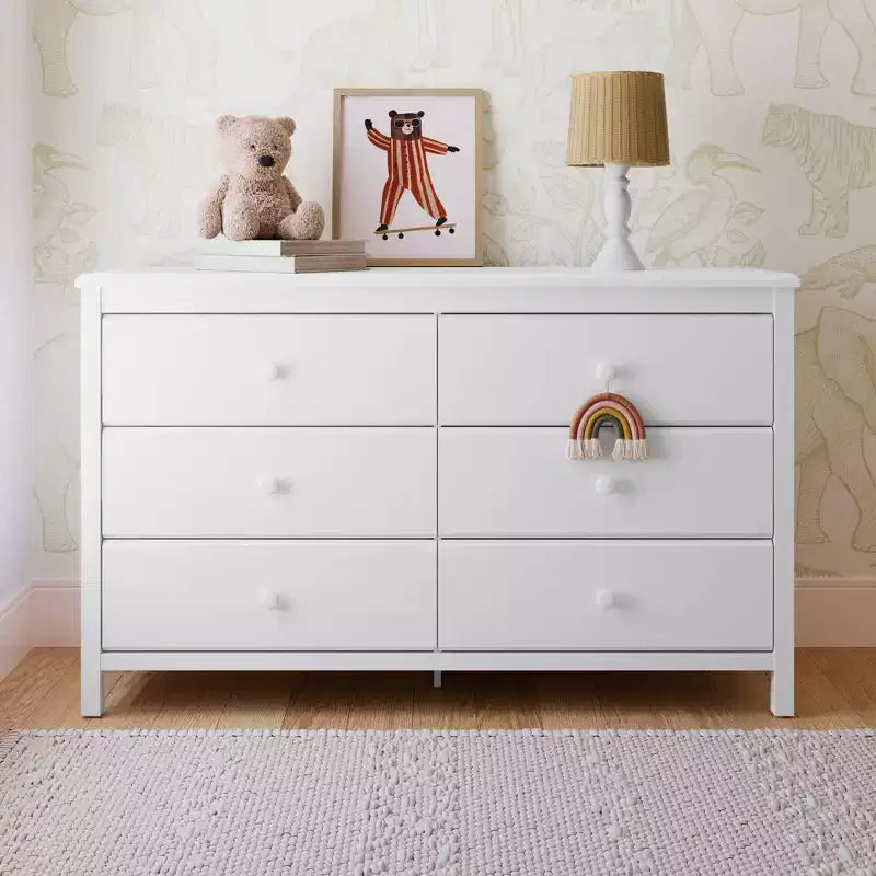 Comodino a 6 cassetti Storkcraft Alpine