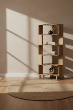 Libreria angolare - Rovere naturale