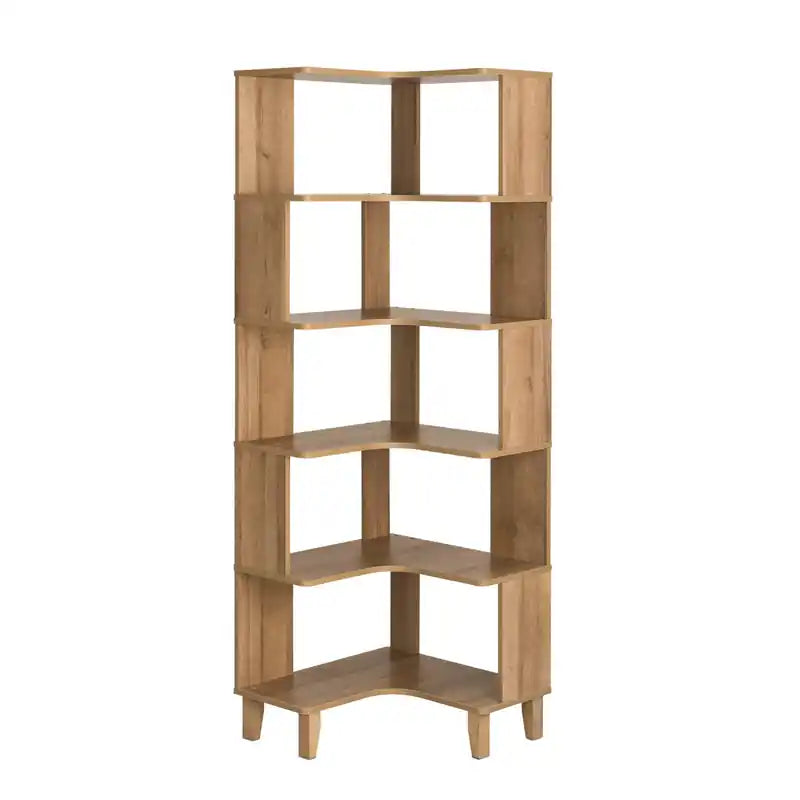 Libreria angolare - Rovere naturale