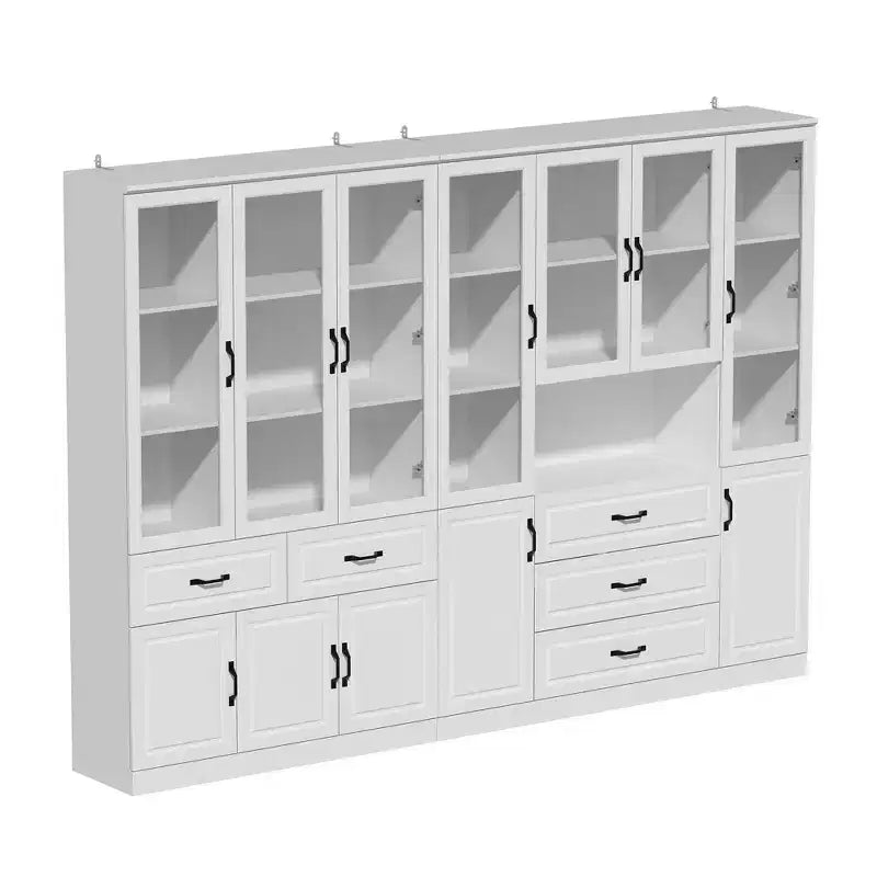 Famapy Armadio Combinato Grande con Ante in Vetro, Armadi Modulari