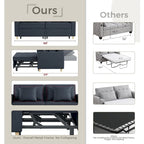 AECOJOY Divano Letto 3 in 1, Letto Singolo Convertibile