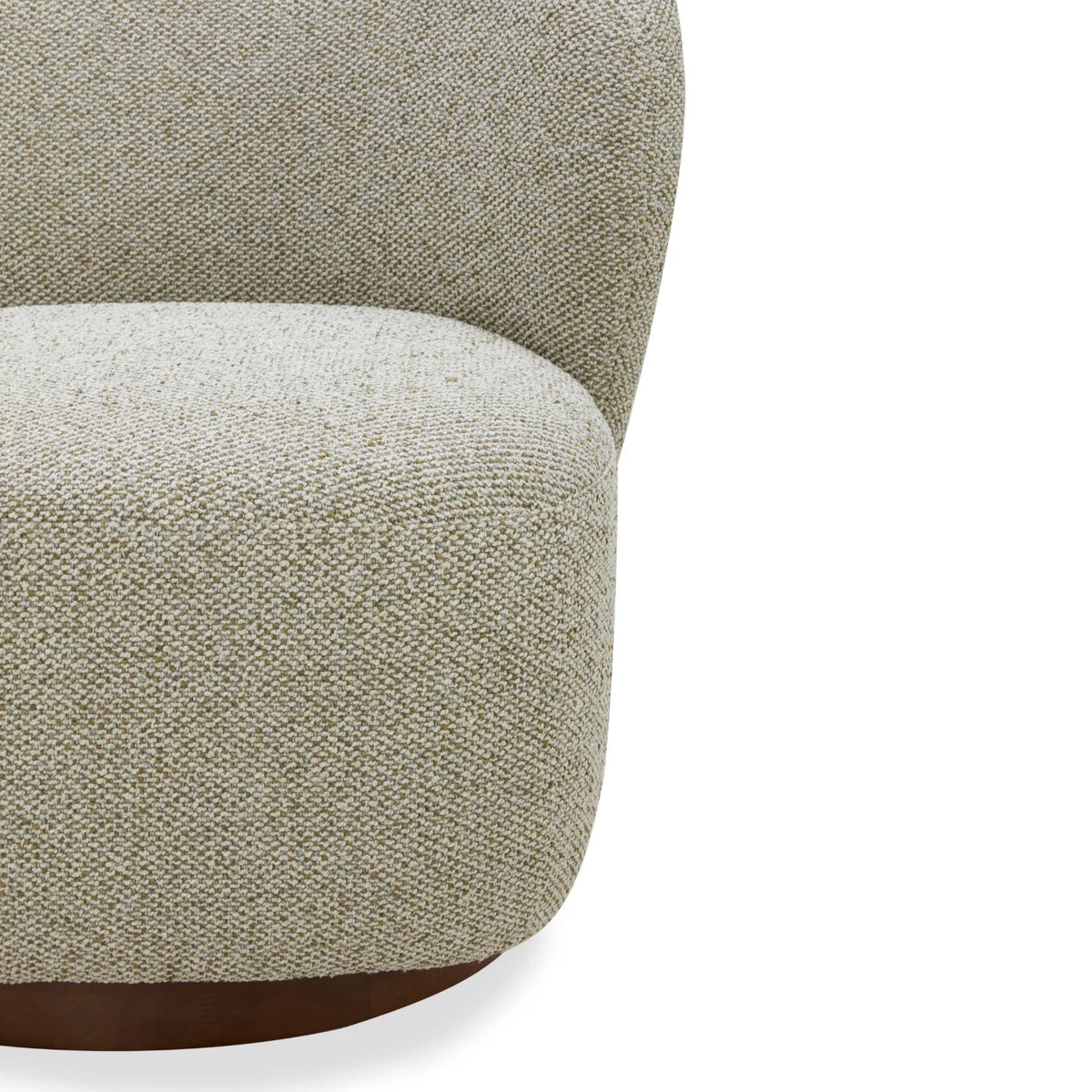 Poltrona lounge girevole imbottita Mid-Century - Salotto
