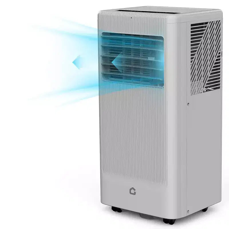 Condizionatore Portatile, 10.000 BTU, per Ambienti Fino a 42 Mq, Unità di Raffreddamento Autonoma 3-in-1 con Ventilatore e Deumidificatore