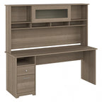 Scrivania per computer da 72" con libreria e cassetti di