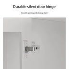 Armoire avec miroir et tringle extensible pour optimiser l'espace