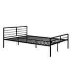 Lit superposé en métal une place sur deux places avec bureau, lit mezzanine une place avec lit inférieur double séparé pour enfants