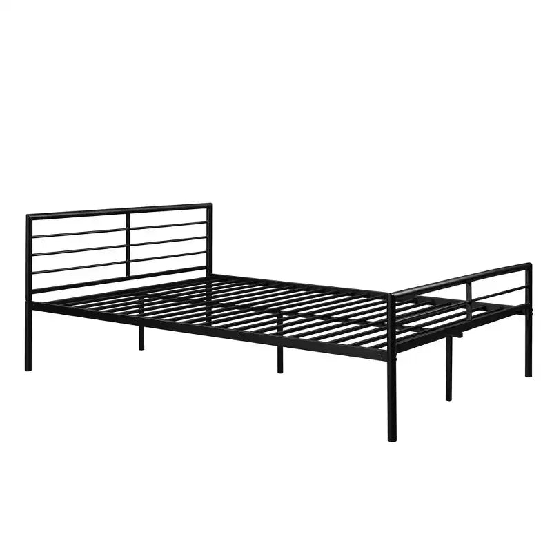 Lit superposé en métal une place sur deux places avec bureau, lit mezzanine une place avec lit inférieur double séparé pour enfants