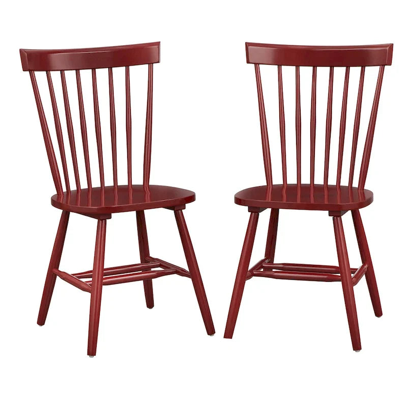 Chaises de salle à manger à barreaux en bois massif Venice Simple Living (Lot de 2)