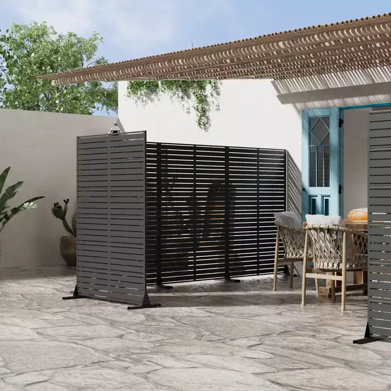72 H Dovelina Brise-vue extérieur décoratif pour jardin (Lot de 2)