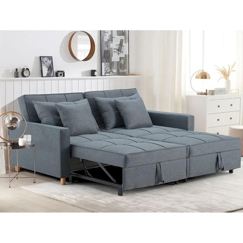 AECOJOY Divano Letto 3 in 1, Letto Singolo Convertibile