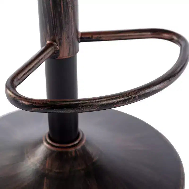 TUYOHW 25-33H Sgabelli da bar girevoli con altezza regolabile, sgabelli da bar in vimini con cuscino per cucina e home bar, capacità 113 kg