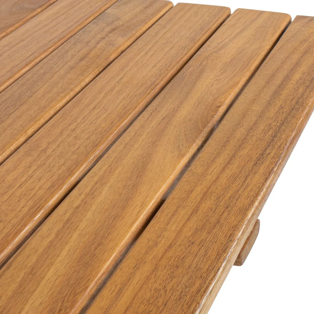 Ensemble bistrot pliant d'extérieur 3 pièces Cadiz Modern Coastal en bois d'acacia, par JONATHAN Y