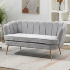 Divanetto Imbottito Stile Mid-Century Modern 59W