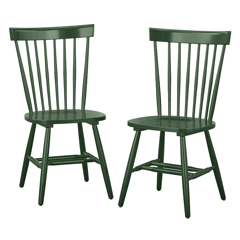 Chaises de salle à manger à barreaux en bois massif Venice Simple Living (Lot de 2)