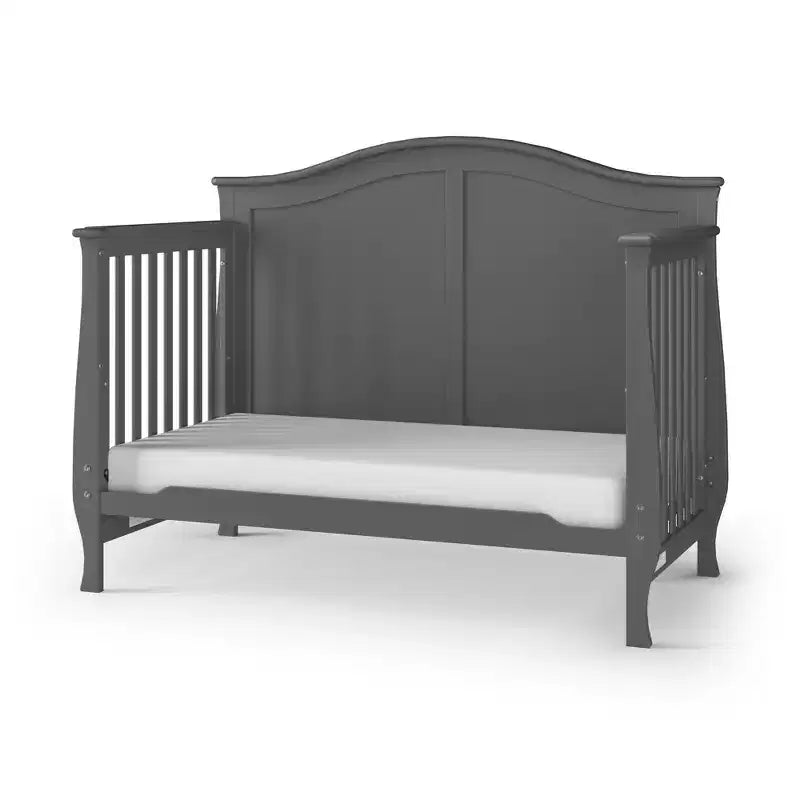 Culla trasformabile 4-in-1 Child Craft Camden, si trasforma in lettino da giorno, lettino per bambini e letto a una piazza e mezza, 3 posizioni per il materasso, finitura sicura per i bambini