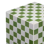 Tavolino rettangolare moderno in ceramica piastrellata in stile bohémien