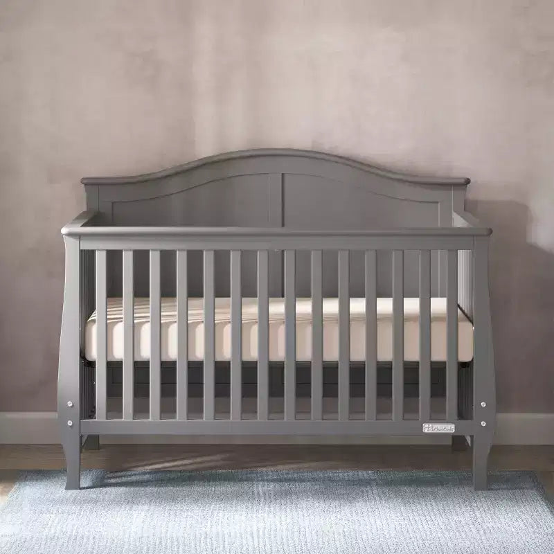 Culla trasformabile 4-in-1 Child Craft Camden, si trasforma in lettino da giorno, lettino per bambini e letto a una piazza e mezza, 3 posizioni per il materasso, finitura sicura per i bambini