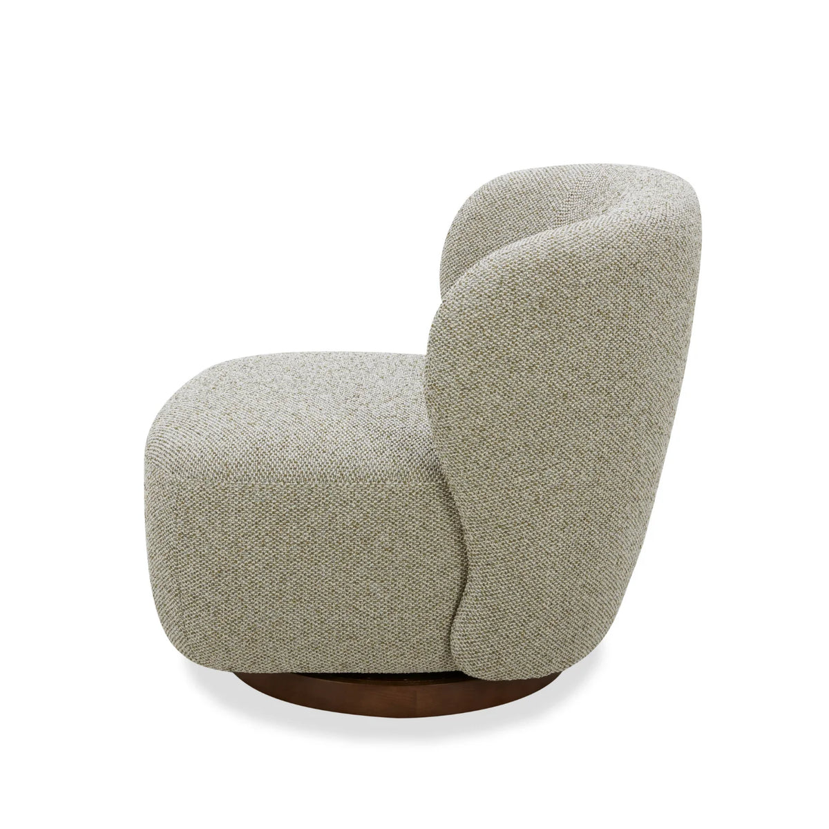 Poltrona lounge girevole imbottita Mid-Century - Salotto