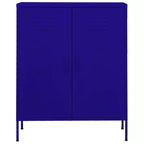 Armadietto portaoggetti in acciaio verde oliva 80 x 35 x 101,5 cm