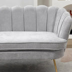Divanetto Imbottito Stile Mid-Century Modern 59W