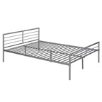 Lit superposé en métal une place sur deux places avec bureau, lit mezzanine une place avec lit inférieur double séparé pour enfants