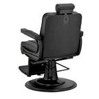 Fauteuil de Barbier Robuste Inclinable, Noir