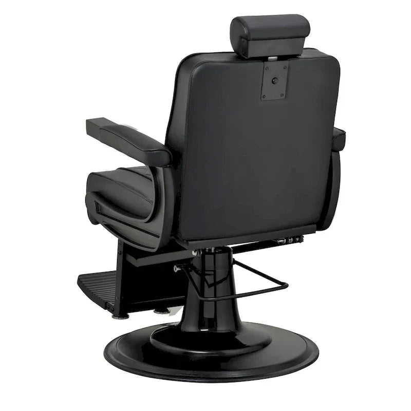 Fauteuil de Barbier Robuste Inclinable, Noir