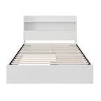 Letto a piattaforma Hunter con testiera