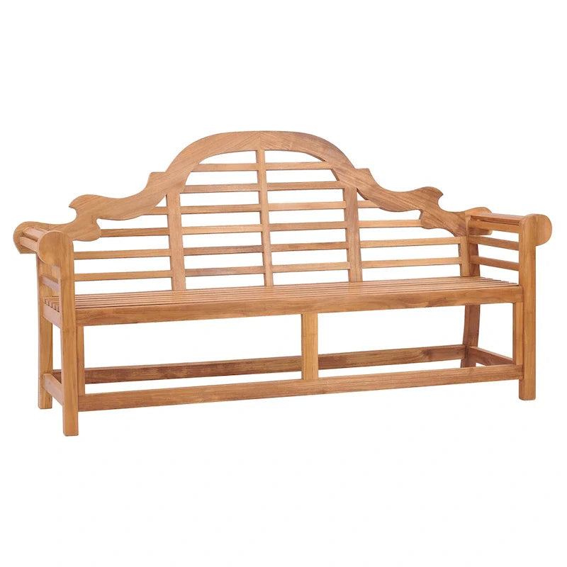 Panca tripla da esterno e giardino in legno di teak Chic Teak Lutyens