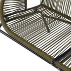 Christopher Knight Home Paoa Set Salotto da Esterno in 3 Pezzi Intrecciato con Struttura in Ferro (Tavolo Non Incluso)