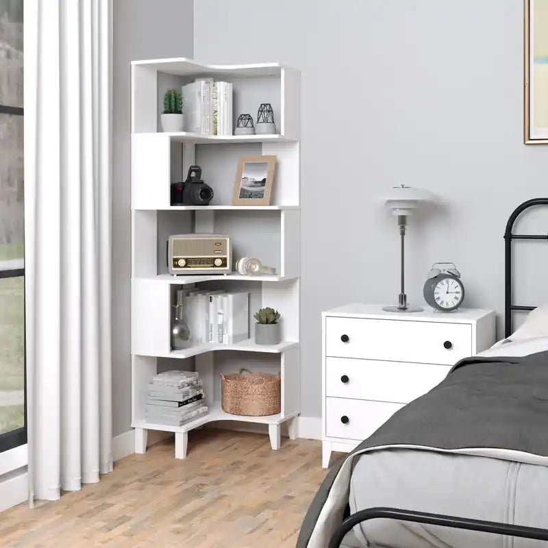 Libreria angolare - Rovere naturale
