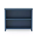 Libreria a 2 ripiani in legno di pino 38x12x42, ripiani regolabili per camerette o sale giochi