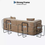 80,7 Divano letto trasformabile 5 in 1 – Velluto a coste, 544 kg, Nessun assemblaggio