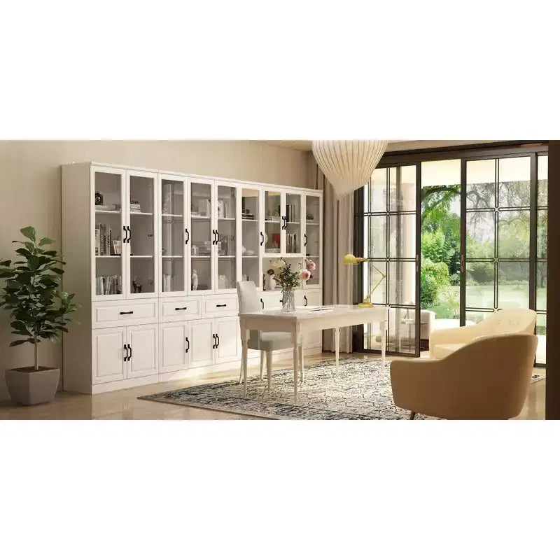 Famapy Armadio Combinato Grande con Ante in Vetro, Armadi Modulari