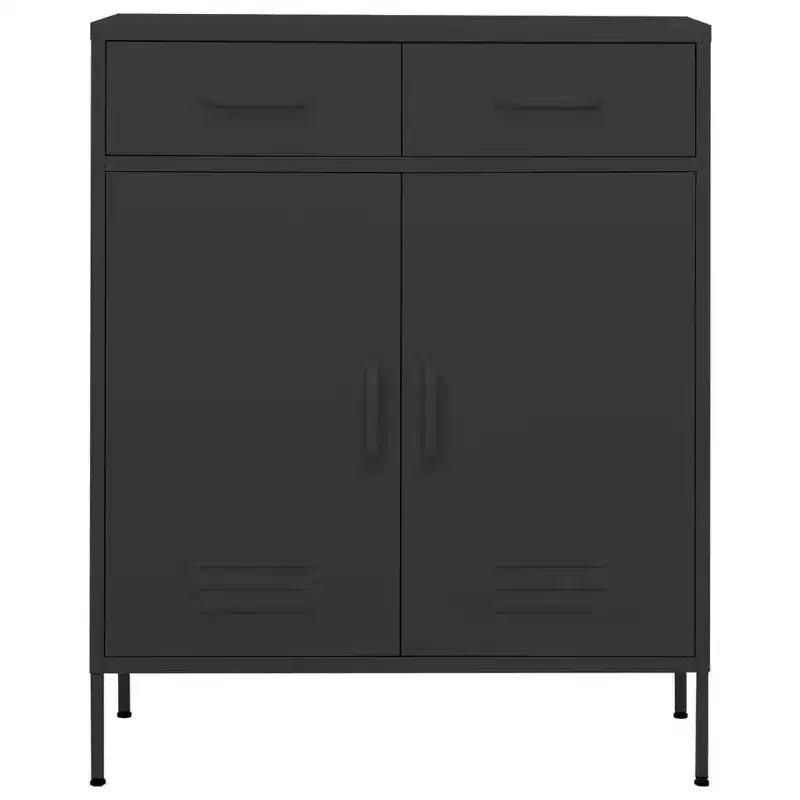 Armadietto portaoggetti in acciaio verde oliva 80 x 35 x 101,5 cm