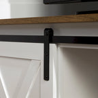 Mobile TV ad angolo con porta scorrevole Middlebrook da 52 pollici